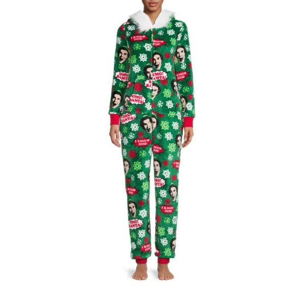 Disney Intimates & Sleepwear Buddy The Elf Union Suit Christmas